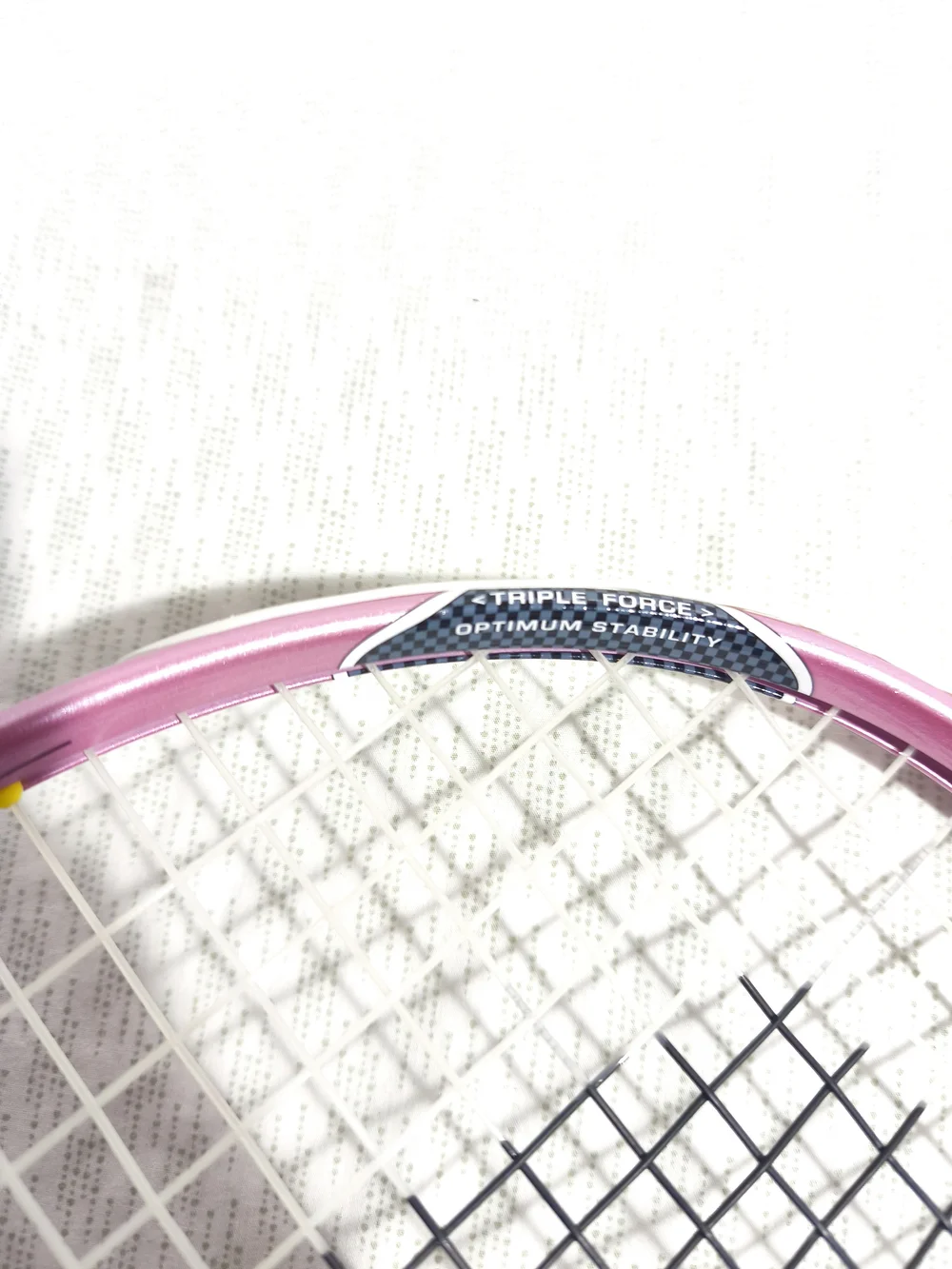 Pink Tennis Racket with White Grip - Picture 8 of 13
